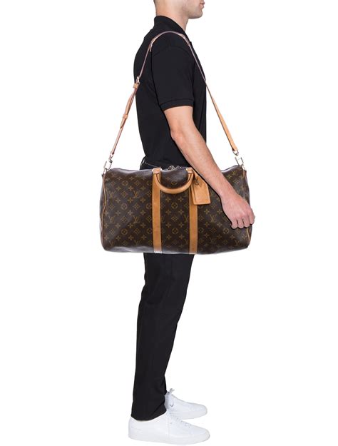 LOUIS VUITTON Monogram Keepall Bandouliere 45